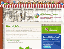 Tablet Screenshot of fetes-et-foires.com